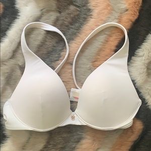 VS white push up swim top